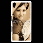 Coque Personnalisée Sony Xpéria Z5 Femme japonaise glamour 1