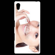 Coque Personnalisée Sony Xpéria Z5 Femme asiatique glamour et souriante