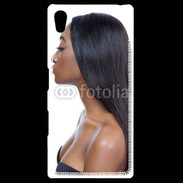 Coque Personnalisée Sony Xpéria Z5 Femme metisse noire 2