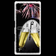Coque Personnalisée Sony Xpéria Z5 Feu d'artifice jour de l'an