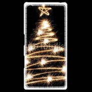 Coque Personnalisée Sony Xpéria Z5 Sapin de noël feu d'artifice