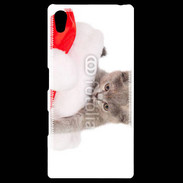 Coque Personnalisée Sony Xpéria Z5 Chaton Noël