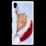 Coque Personnalisée Sony Xpéria Z5 Chaton Noël 2