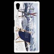 Coque Personnalisée Sony Xpéria Z5 transat et skis neige