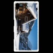 Coque Personnalisée Sony Xpéria Z5 Chalet enneigé