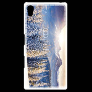 Coque Personnalisée Sony Xpéria Z5 Montagne enneigée et ensoleillée