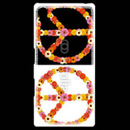 Coque Personnalisée Sony Xpéria Z5 Symbole de la paix Hippie