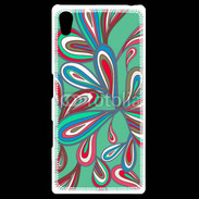 Coque Personnalisée Sony Xpéria Z5 Fond Hippie en vert 
