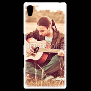 Coque Personnalisée Sony Xpéria Z5 Guitariste peace and love 1