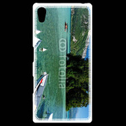Coque Personnalisée Sony Xpéria Z5 Barques sur le lac d'Annecy