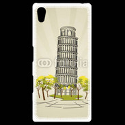 Coque Personnalisée Sony Xpéria Z5 Tour de Pise en dessin