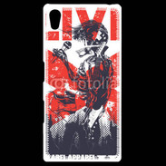 Coque Personnalisée Sony Xpéria Z5 Tête de mort en concert live