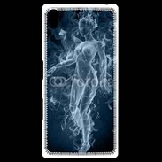 Coque Personnalisée Sony Xpéria Z5 Femme en fumée de cigarette