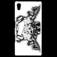 Coque Personnalisée Sony Xpéria Z5 Tête de mort Gangster