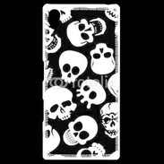 Coque Personnalisée Sony Xpéria Z5 Fond tête de mort 2