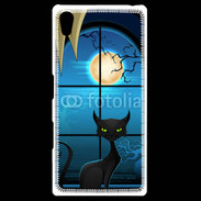 Coque Personnalisée Sony Xpéria Z5 Chat noir