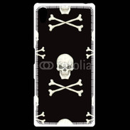 Coque Personnalisée Sony Xpéria Z5 Fond tête de mort 3