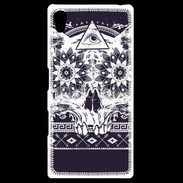 Coque Personnalisée Sony Xpéria Z5 Fond tête de mort 11