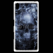 Coque Personnalisée Sony Xpéria Z5 Tête de mort en fumée 5