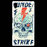 Coque Personnalisée Sony Xpéria Z5 Tête de Mort Thunder Strike