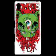 Coque Personnalisée Sony Xpéria Z5 Tête de Mort Zombie 15