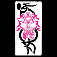 Coque Personnalisée Sony Xpéria Z5 Tête de Mort Tatouage 10