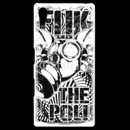 Coque Personnalisée Sony Xpéria Z5 Tête de Mort Police