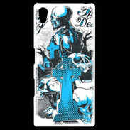 Coque Personnalisée Sony Xpéria Z5 Tête de Mort Day Dead