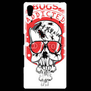 Coque Personnalisée Sony Xpéria Z5 Tête de Mort Bug Addicted