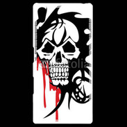 Coque Personnalisée Sony Xpéria Z5 Tête de Mort Bloody