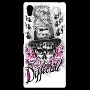 Coque Personnalisée Sony Xpéria Z5 Tête de Mort Difficult