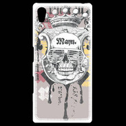 Coque Personnalisée Sony Xpéria Z5 Tête de Mort Skull King