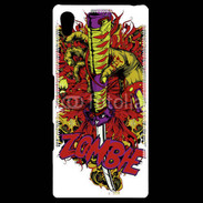 Coque Personnalisée Sony Xpéria Z5 Tête de Mort Zombie 35
