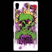 Coque Personnalisée Sony Xpéria Z5 Tête de Mort Zombie 45