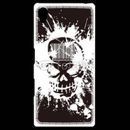 Coque Personnalisée Sony Xpéria Z5 Tête de mort Code Barre