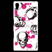 Coque Personnalisée Sony Xpéria Z5 Fond Tête de mort 1600