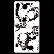 Coque Personnalisée Sony Xpéria Z5 Fond Tête de mort 1500