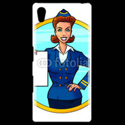 Coque Personnalisée Sony Xpéria Z5 Hôtesse de l'air 5