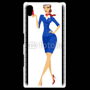 Coque Personnalisée Sony Xpéria Z5 Hôtesse de l'air 9