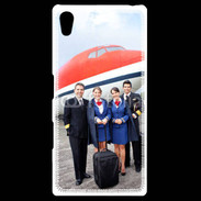 Coque Personnalisée Sony Xpéria Z5 Commandant de bord et hôtesse de l'air 3