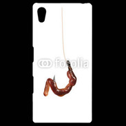 Coque Personnalisée Sony Xpéria Z5 Hameçon avec appât pêcheur