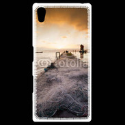 Coque Personnalisée Sony Xpéria Z5 Filet de pêche sur ponton pêcheur