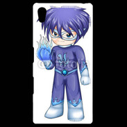 Coque Personnalisée Sony Xpéria Z5 Chibi style illustration of a superhero