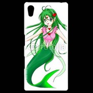 Coque Personnalisée Sony Xpéria Z5 Fille manga verte