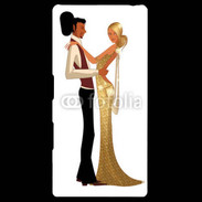 Coque Personnalisée Sony Xpéria Z5 Couple glamour dessin