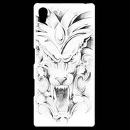 Coque Personnalisée Sony Xpéria Z5 visage de gargouille en dessin 25