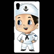 Coque Personnalisée Sony Xpéria Z5 Cute cartoon illustration of a sailor