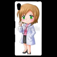 Coque Personnalisée Sony Xpéria Z5 Cute cartoon illustration of a waiter