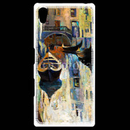 Coque Personnalisée Sony Xpéria Z5 Peinture du canal de Venise en Italie