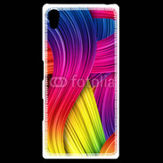 Coque Personnalisée Sony Xpéria Z5 Fibres de couleur
